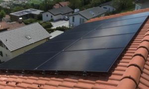 Installation solaire photovoltaïque à Chermignon, Valais