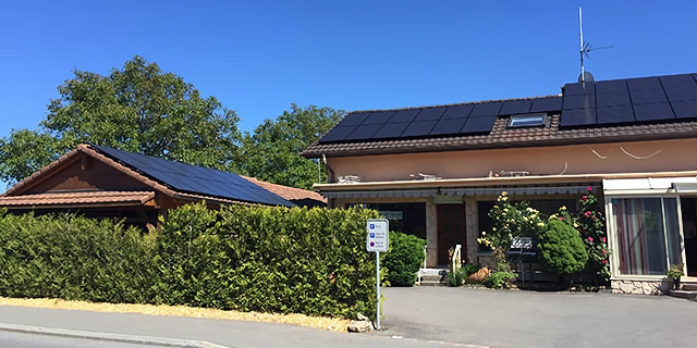 Installation solaire photovoltaïque à Bercher