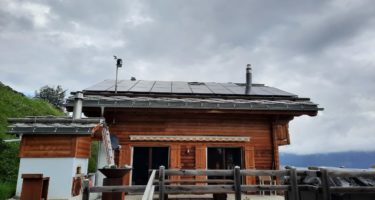Installation solaire photovoltaïque à Hérémence