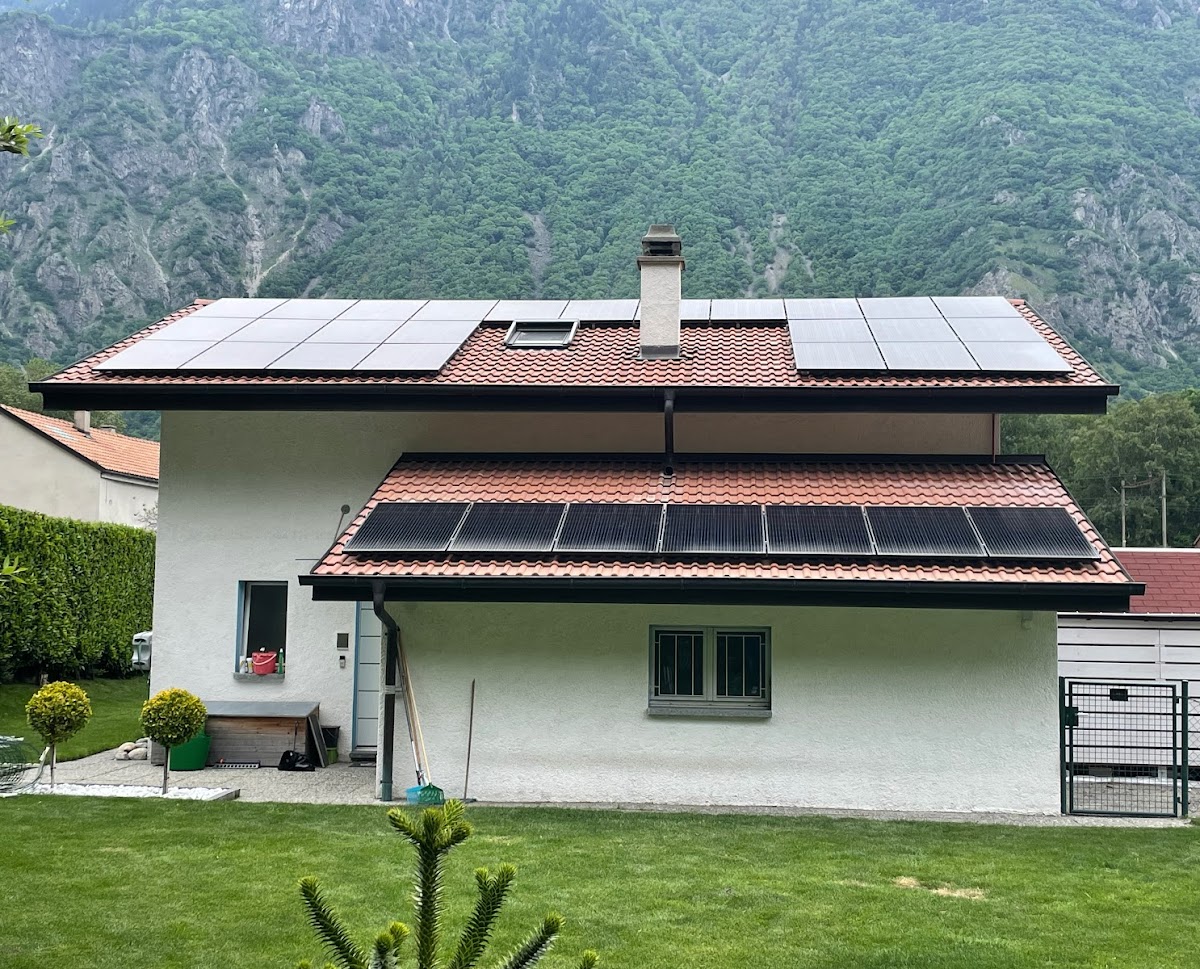 Installation solaire photovoltaïque à Martigny