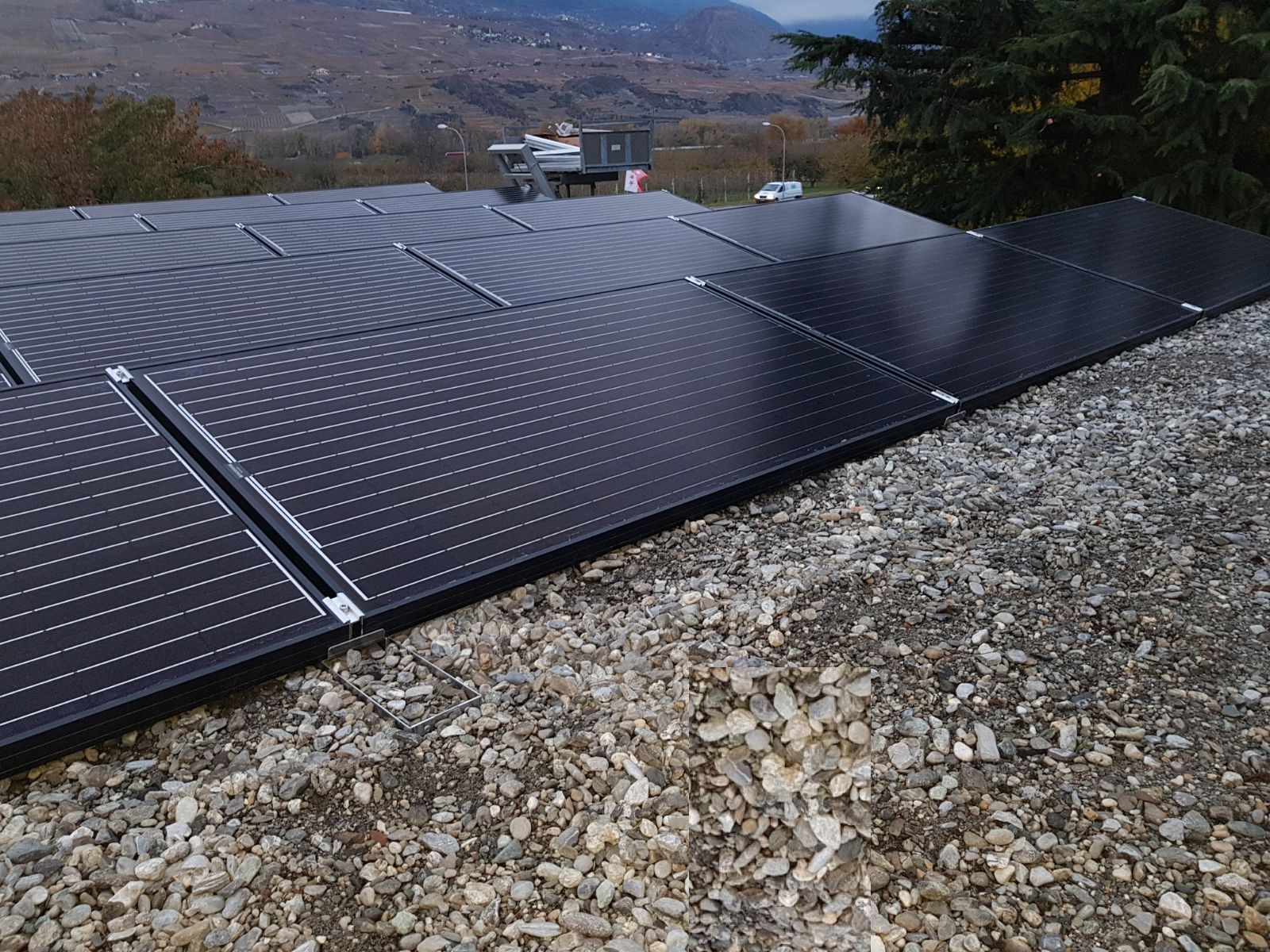Installation solaire photovoltaïque à Sion