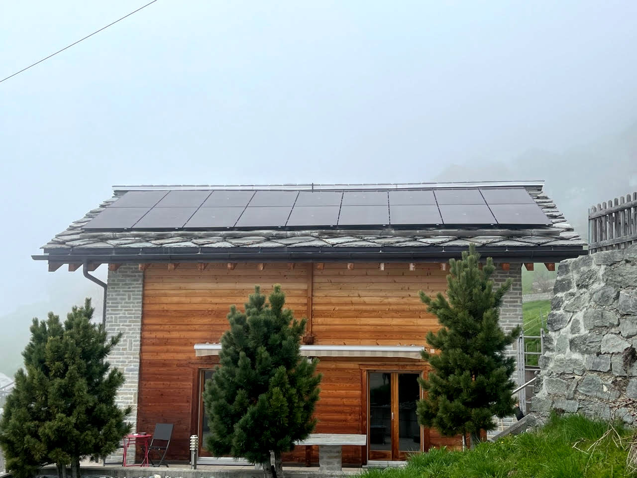Installation solaire photovoltaïque à Saint-Martin, Valais