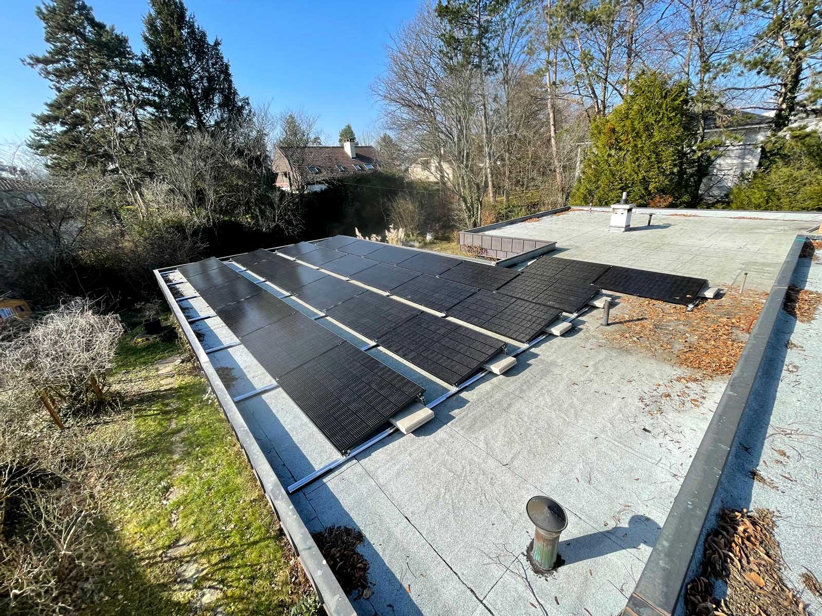 Installation solaire photovoltaïque à Installation solaire photovoltaïque à Versoix